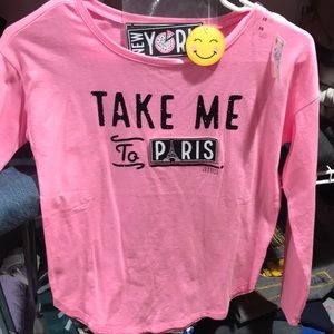 “Take me to ...” Long-Sleeve Shirt, Justice